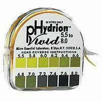pH Hydrion Papers 5.5-8.0 1 roll W132