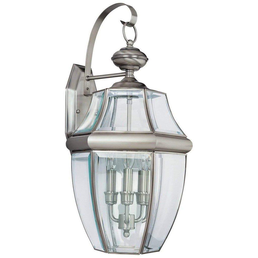 Black Three Light Outdoor Wall Lantern W2065
