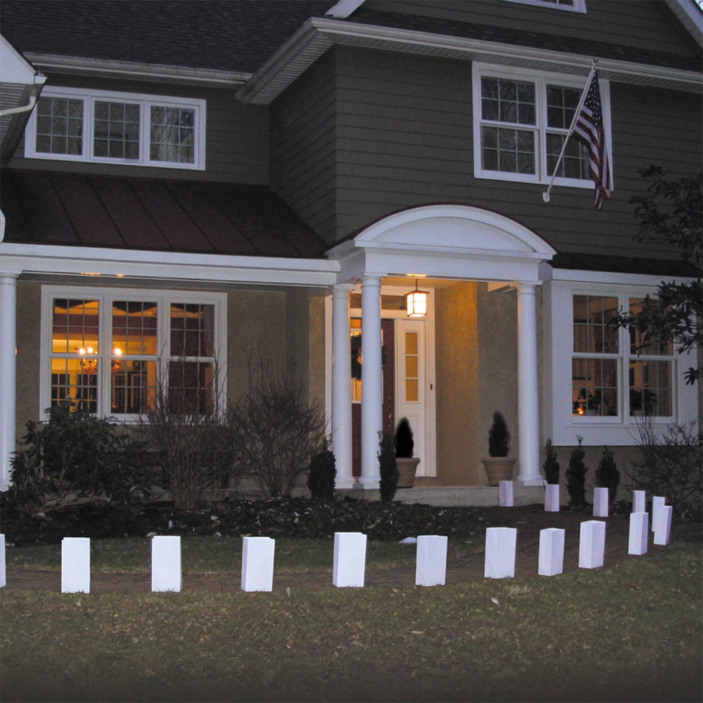 White Luminaria Bags, 100 Count O2051