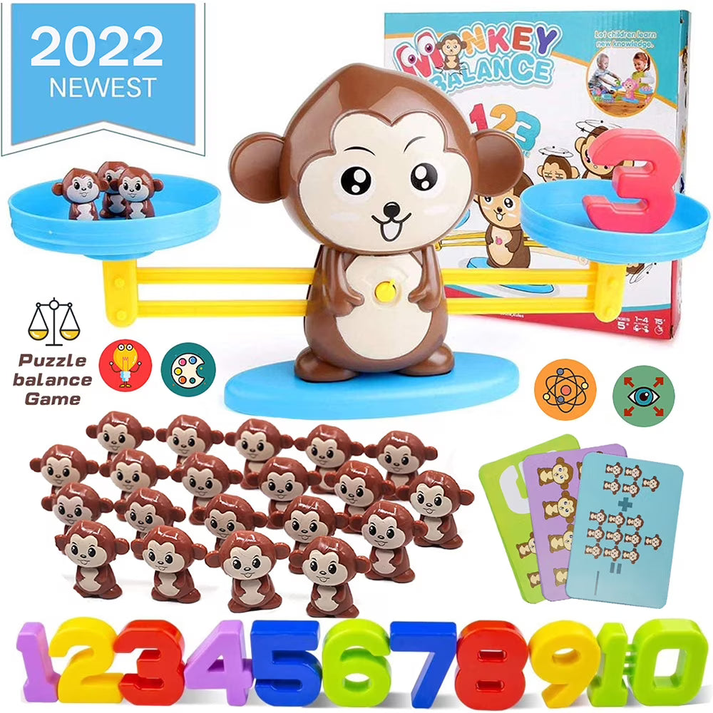Balance Board Game Math Learning STEM Toy for Kids Ages 3 4 5 6 A1689