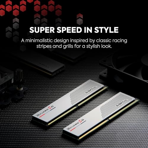 DDR5 RAM 32GB (2x16GB) 6000MT/s CL32-38-38-96 1.35V Desktop Computer Memory UDIMM Matte White P556