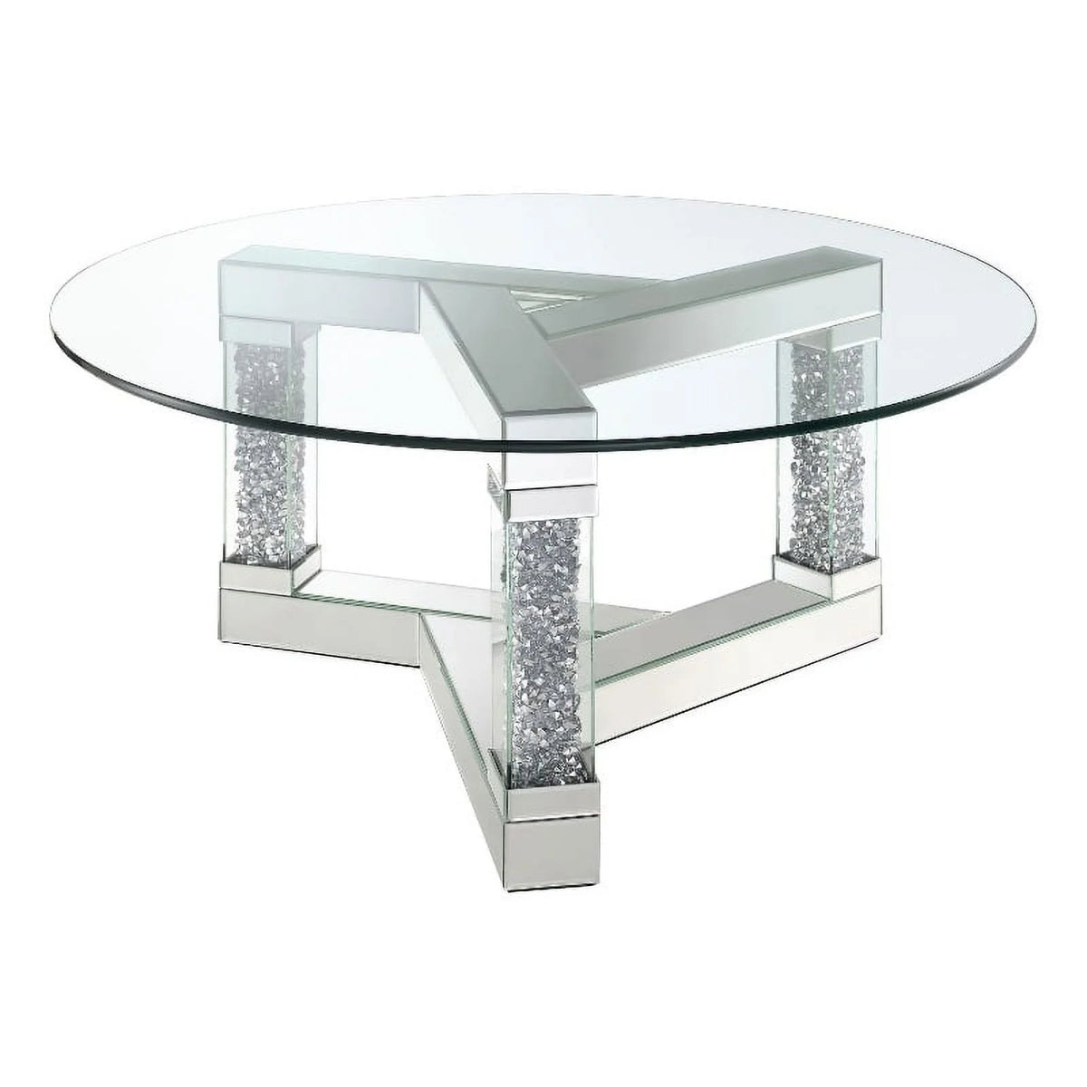 Glass Round Coffee Table O895340