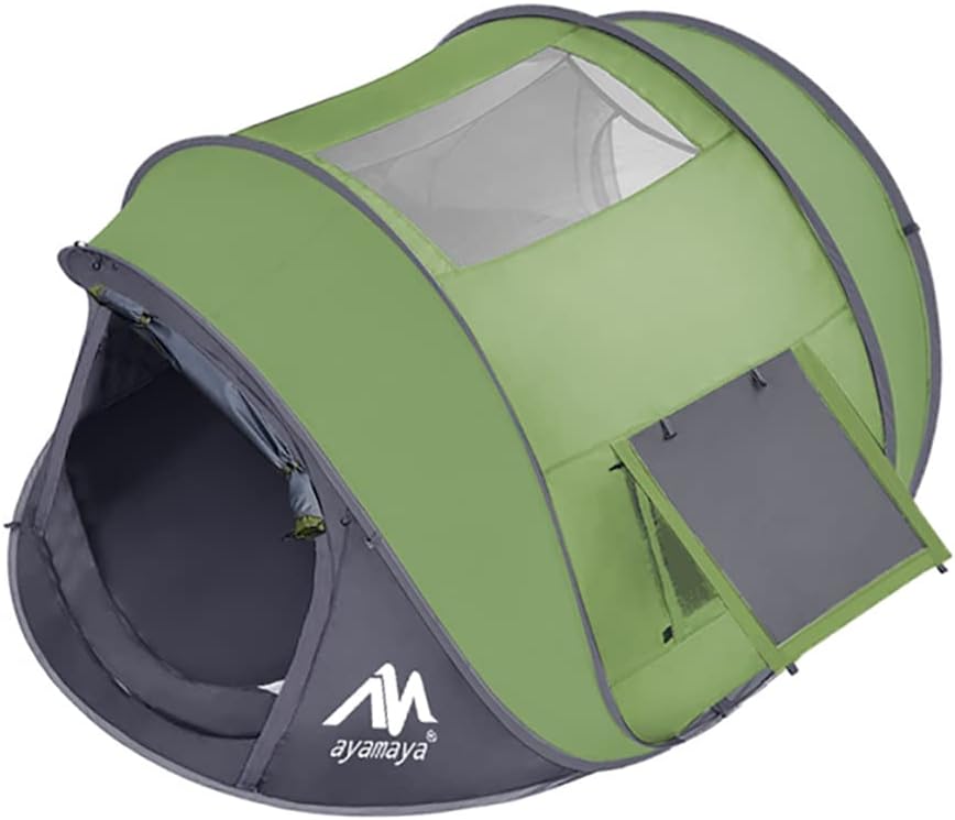 4 Person Waterproof Pop Up Tent with Removable Rainfly N70700