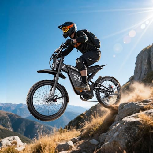 Electric Dirt Bike with 3000W Brushless Motor and 48V 30AH Battery V850