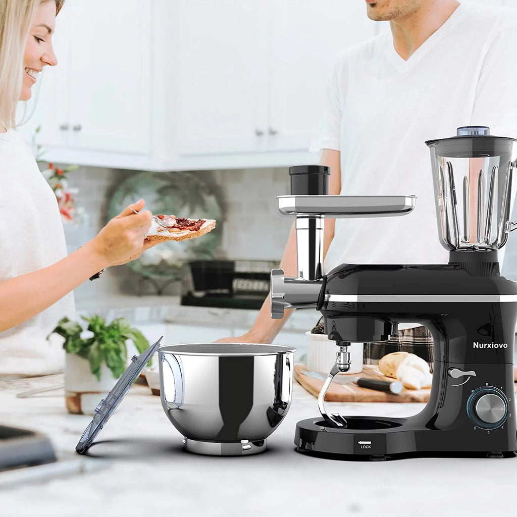 6.5QT 6 Speed Tilt-Head Stand Mixer with Stainless Steel Bowl Q86795
