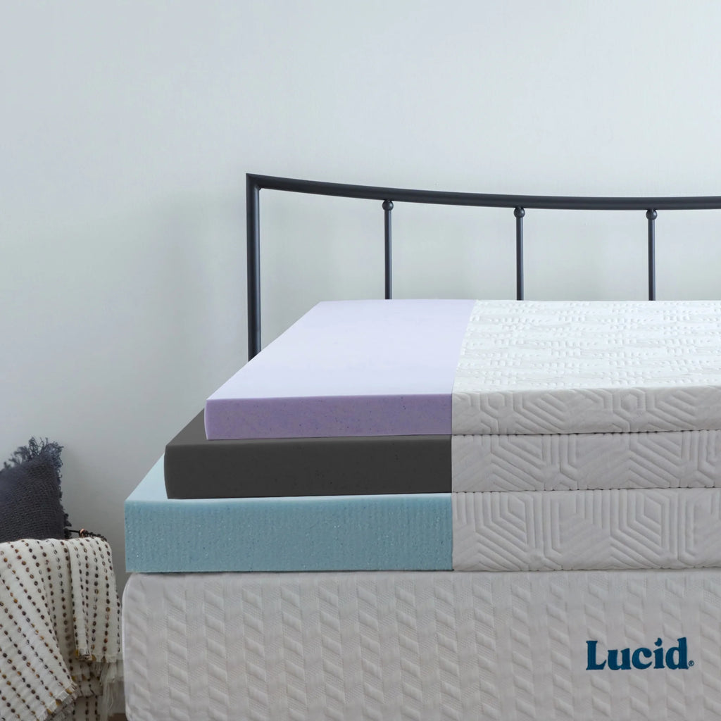 Queen Cooling Gel Memory Foam Mattress Topper with Cover R607491
