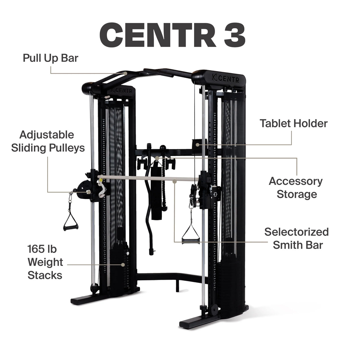 Home Gym Functional Trainer with Smith Bar G30410