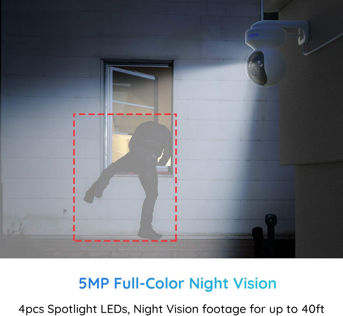 5MP HD PTZ WiFi Camera with Color Night Vision R66005