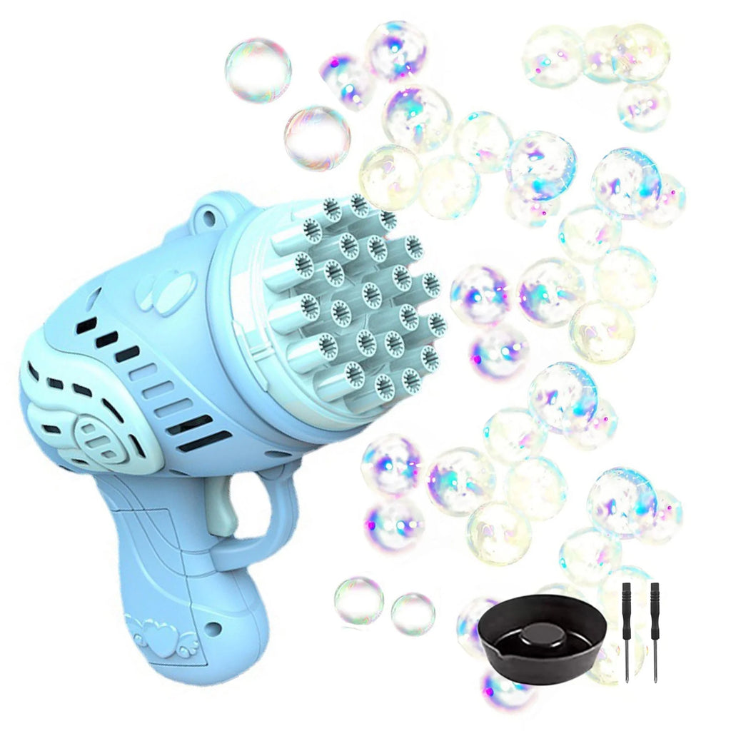 Bubble Gatling Gun 23 Holes Automatic Bubble Blower V19729
