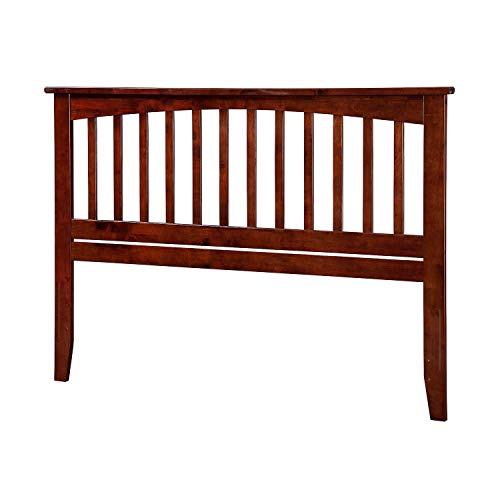 Full Size Headboard with Attachable Charger in Walnut M891