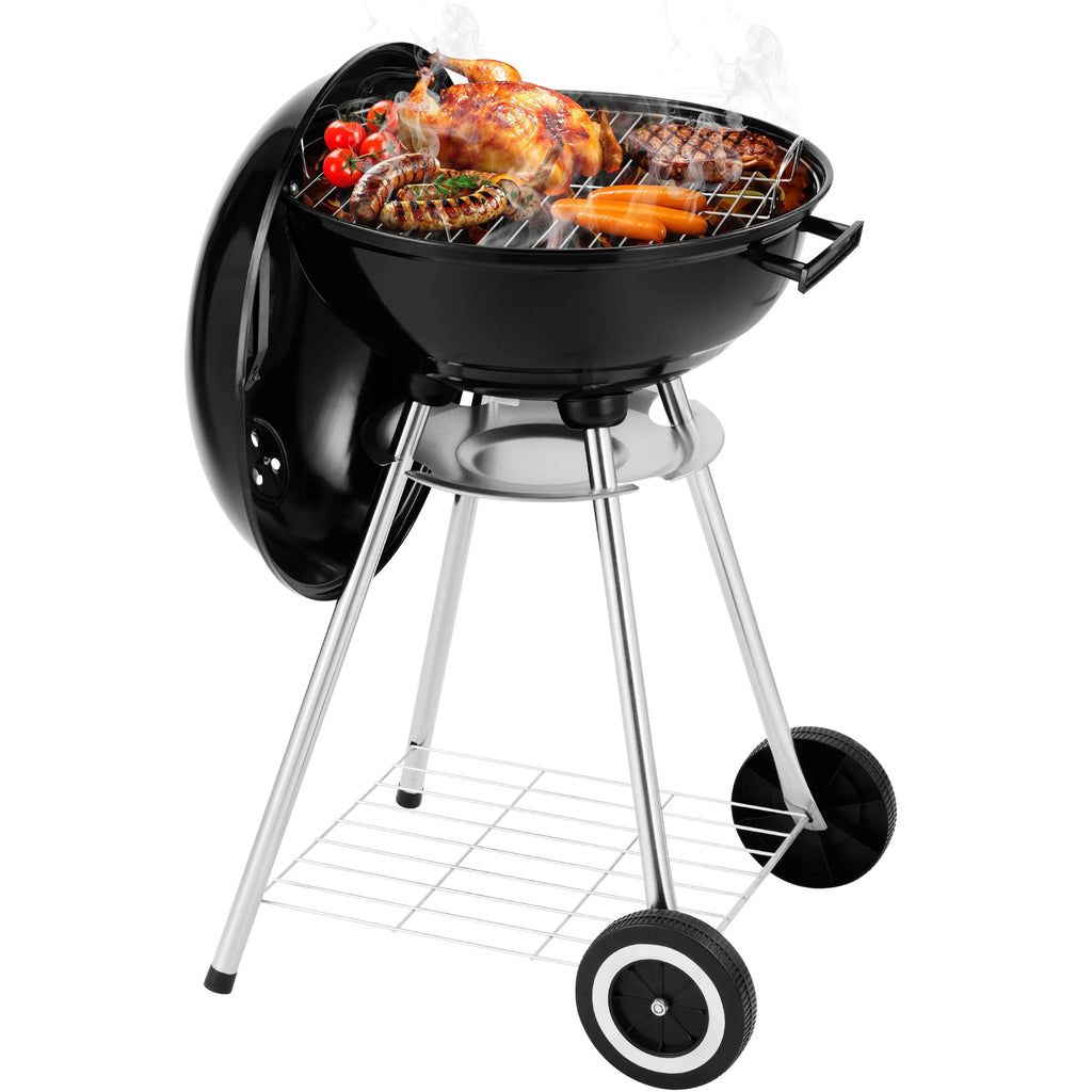 18 Inch Portable Charcoal Grill with Wheels M738910