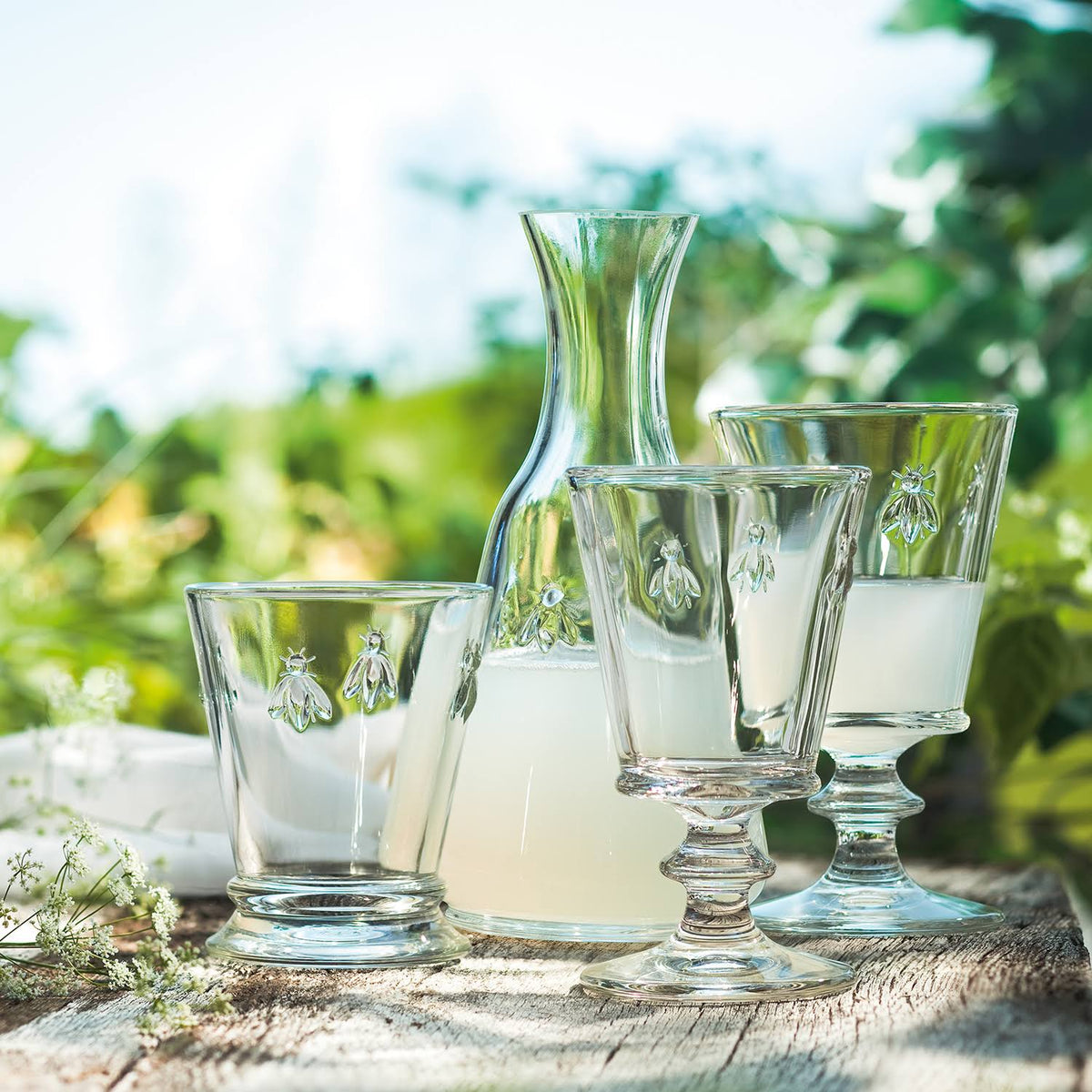 Set of 6 Clear Wine Glasses A75915