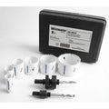 8 Pcs Bi-Metal Hole Saw Electrical Kit E312