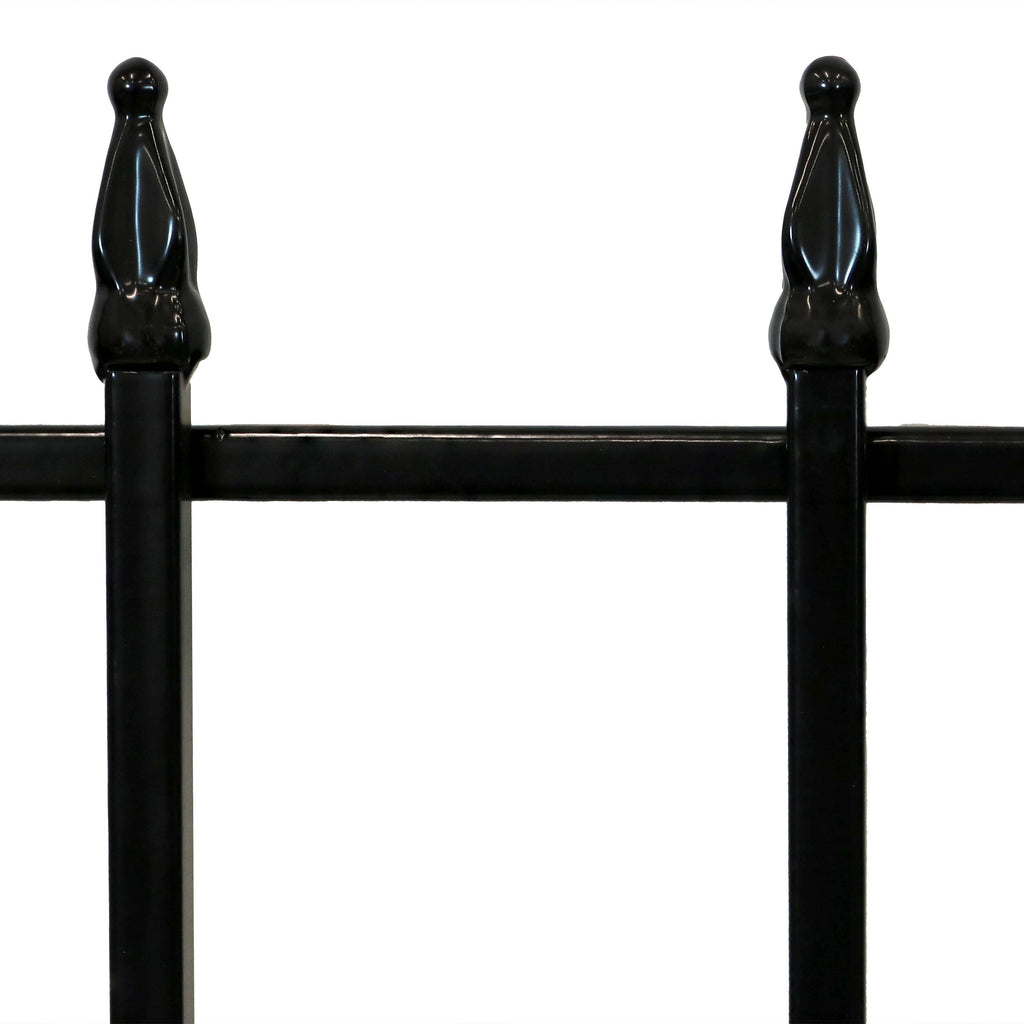 Black Iron Garden Border Fence B1264