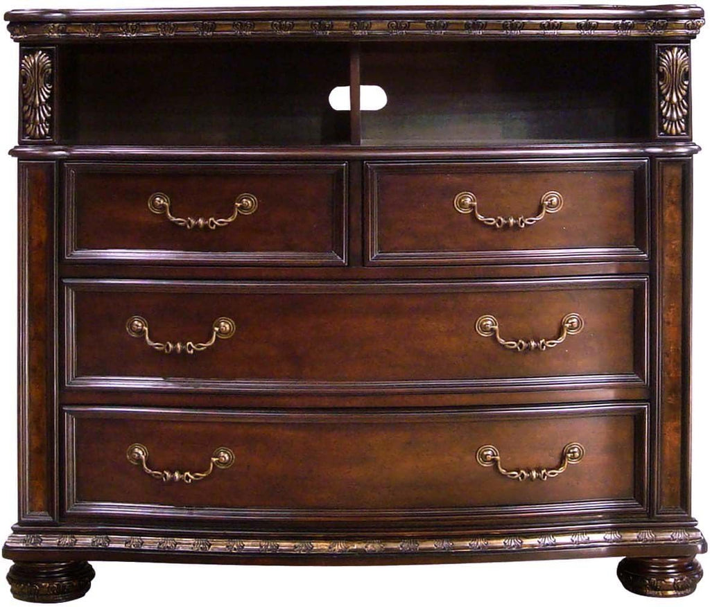 Dark Brown Media Chest F953