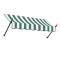 Forest/White Stripe Acrylic Fixed Awning J9720
