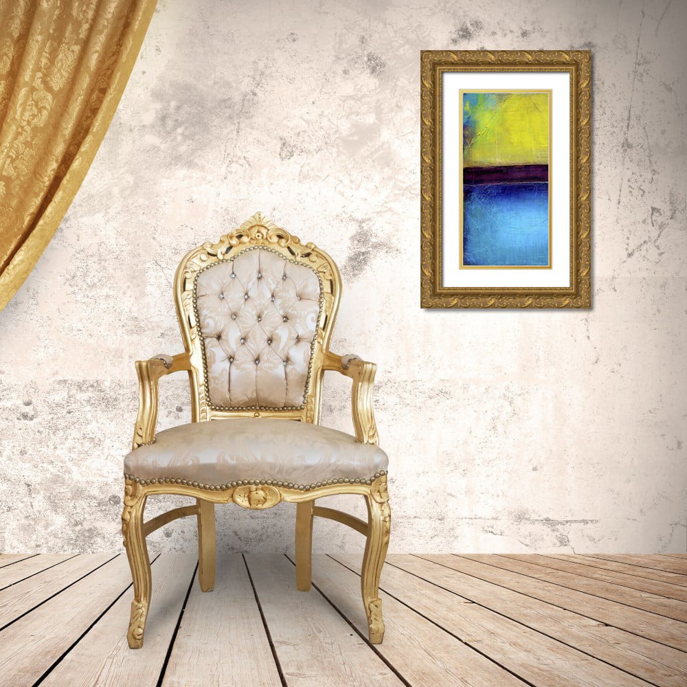 Gold Ornate Wood Framed Art Print O899