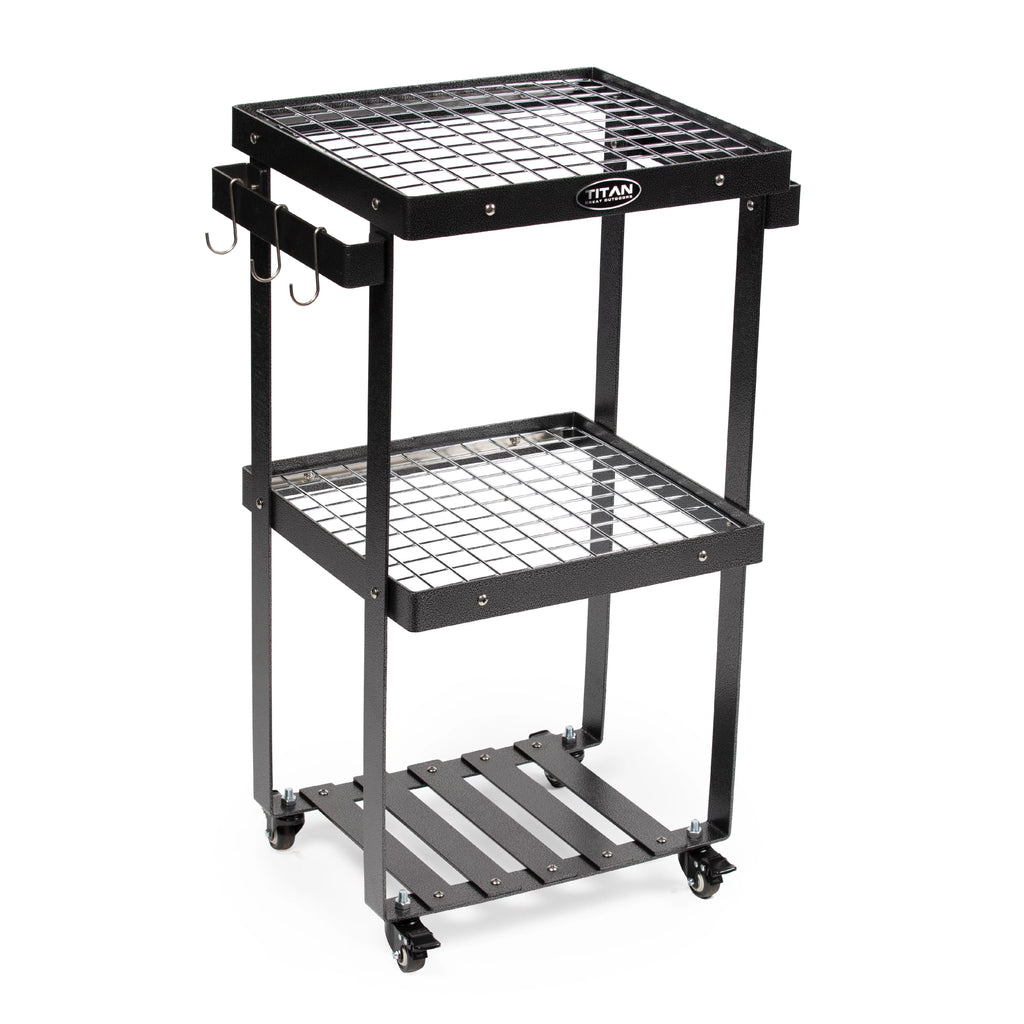 3-Tier Barbecue Prep Station and Serving Cart W842