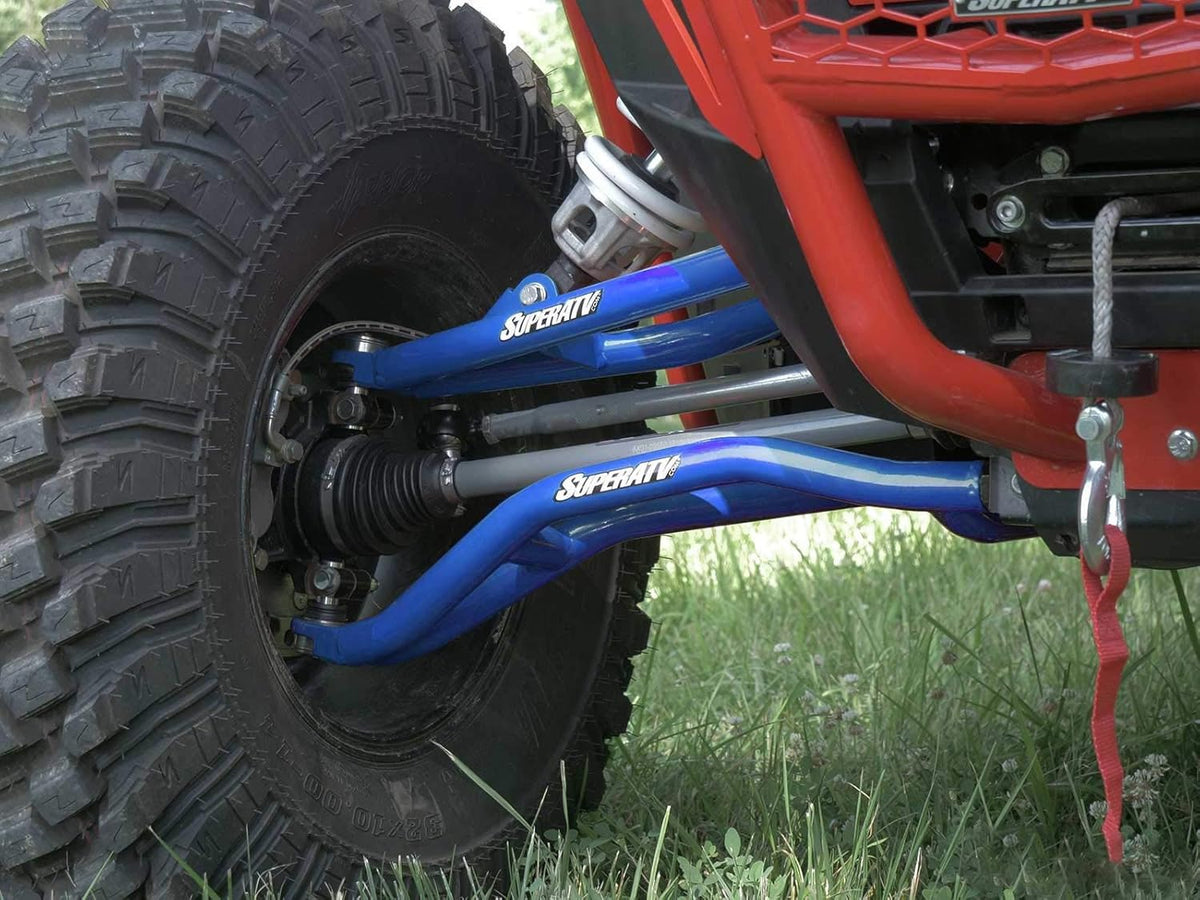 Heavy Duty High Clearance Forward Offset Front A-Arms for Polaris RZR XP 1000 / XP 4 1000, Voodoo/Velocity Blue, Includes All 4 Arms H40801