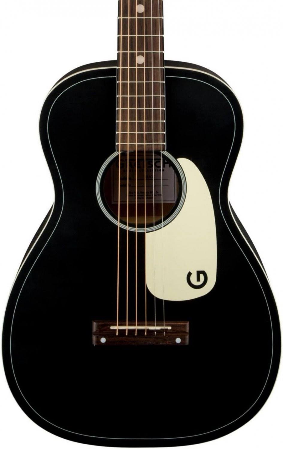 Black Flat Top Acoustic Guitar E66605