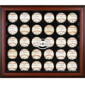 Mahogany Framed 30-Ball Display Case V303019