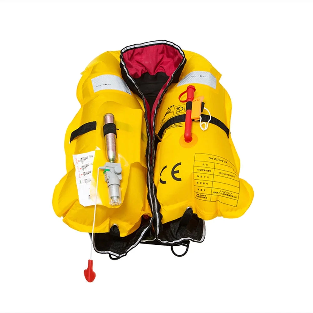 Manual Inflatable Life Jacket Life Vest PFD with Whistle Q90518