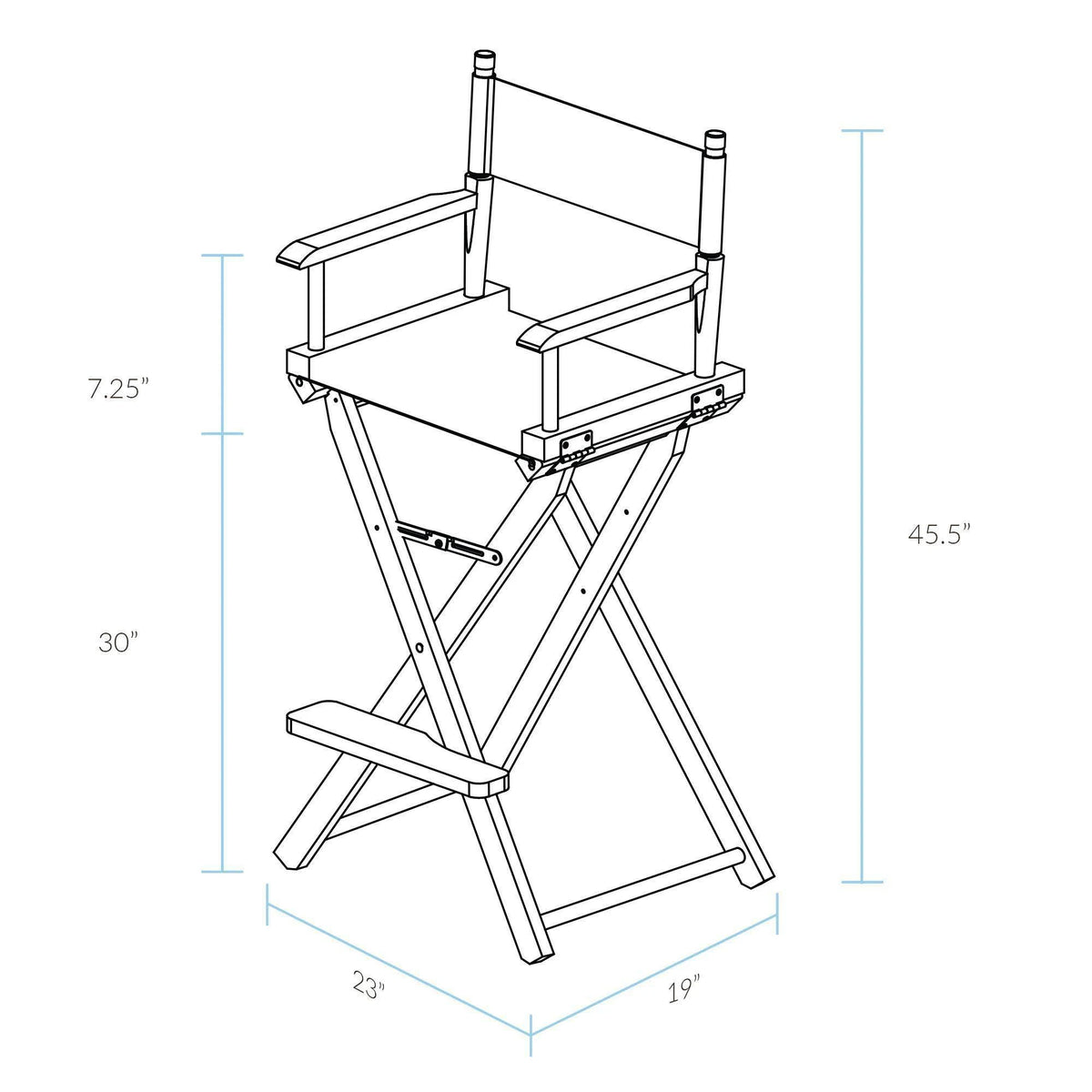 Yellow/Natural Director&s Chair F74625