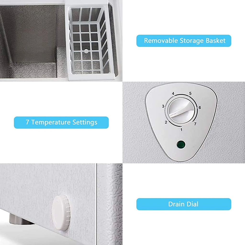 5.0 Cubic Chest Freezer with Removable Storage Basket J159