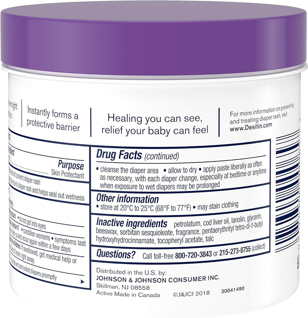 16 oz Maximum Strength Baby Diaper Rash Cream with 40% Zinc Oxide W331