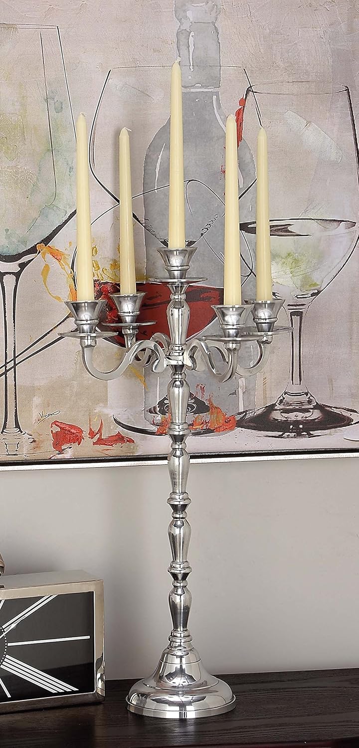 Aluminum Candelabra O987