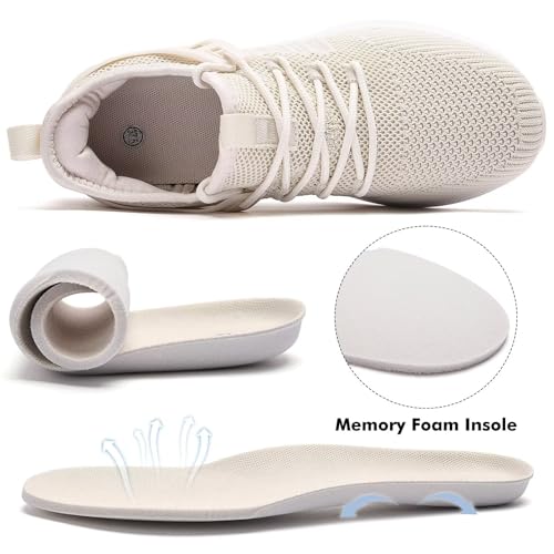 Women's Athletic Walking Shoes Lightweight Breathable Slip on Sneakers D632371