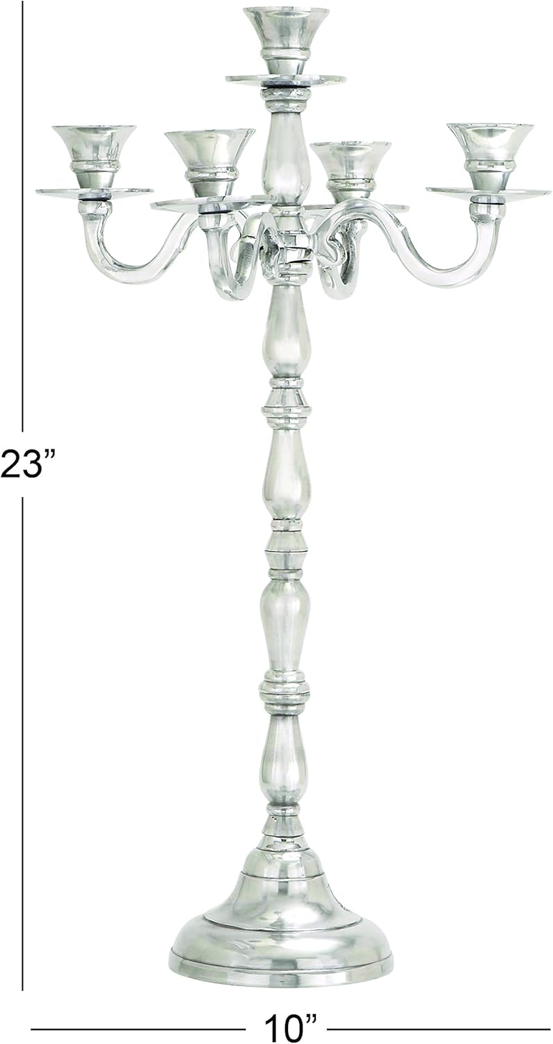 Aluminum Candelabra O987