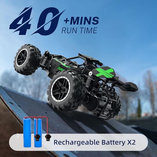 Green 1:18 Remote Control RC Truck with Lights V574732
