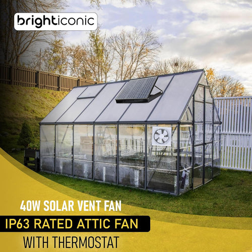 12" Brushless Solar Attic Exhaust Fan L8838