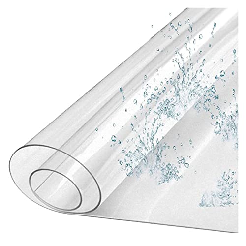 Clear Vinyl Plastic Floor Runner Protector Rug, 1.5mm Thick B3888