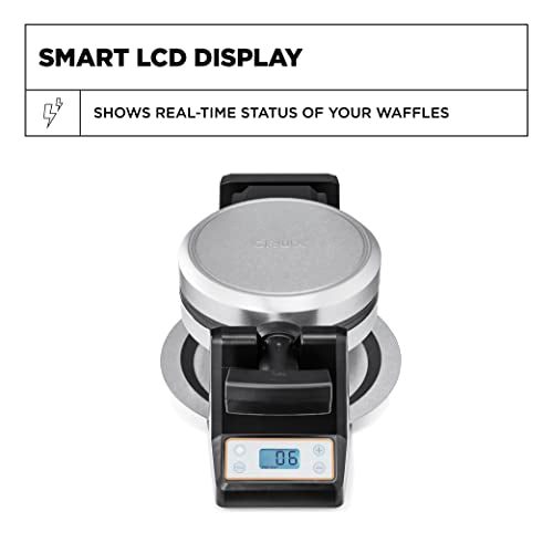 Double Rotating Belgian Waffle Maker with Nonstick Copper Plates A9269