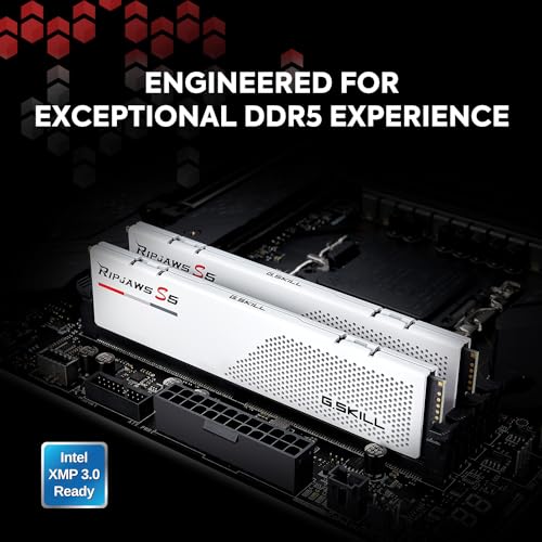 DDR5 RAM 32GB (2x16GB) 6000MT/s CL32-38-38-96 1.35V Desktop Computer Memory UDIMM Matte White P556