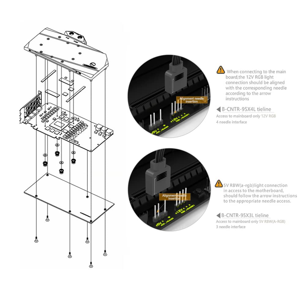 Copper Water Cooling GPU Water Block for RTX 3090 RTX 3080 F532721