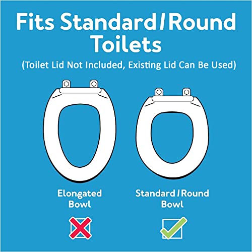 Toilet Seat Riser, Elongated Raised Toilet Seat, 3.5 inches, 300 Pound Weight Capacity G24241