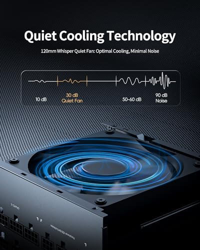 750W Power Supply Black ATX PC PSU Q809