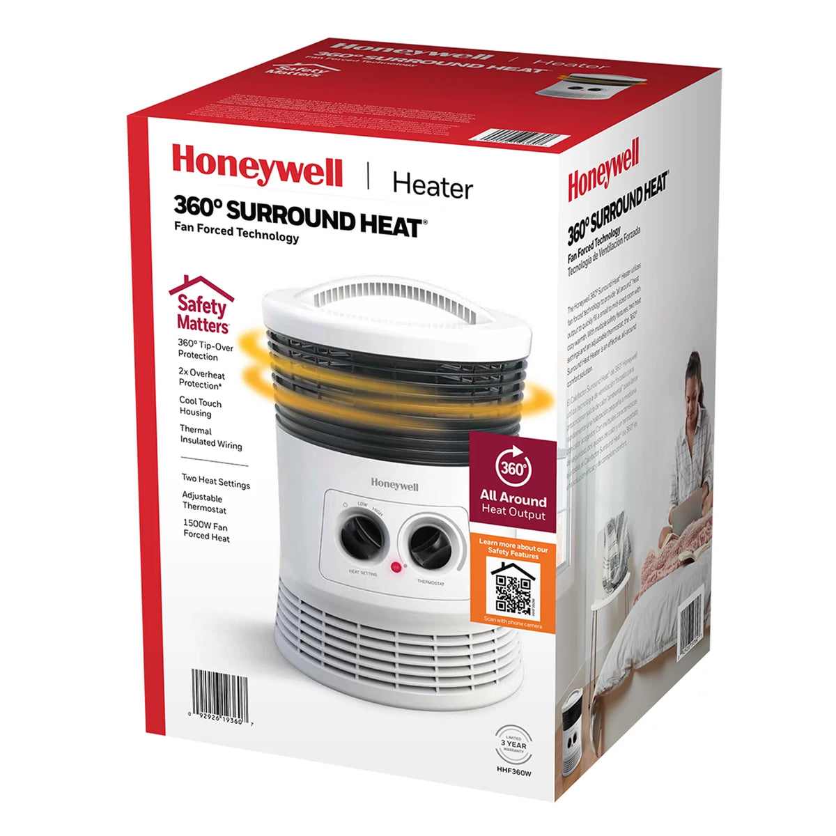 White Fan Forced Heater E42134