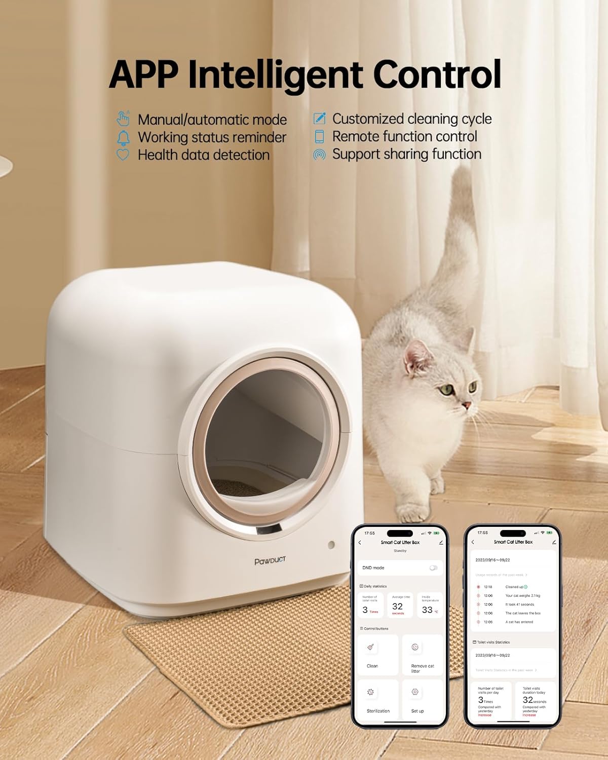 Automatic Self Cleaning Cat Litter Box C7267