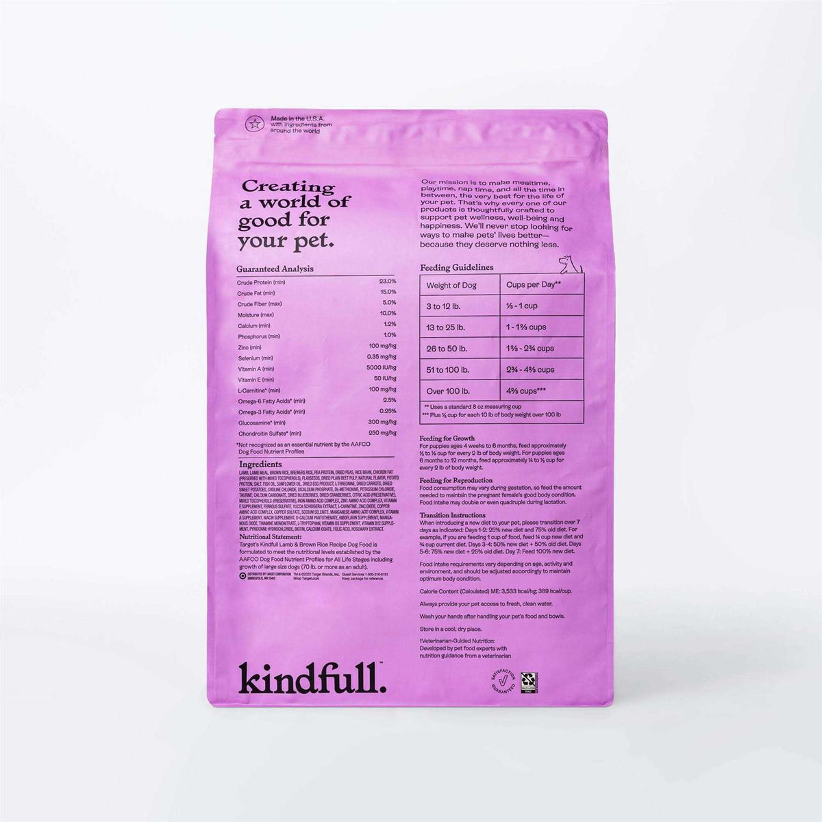 Lamb & Brown Rice Recipe Dry Dog Food B1995