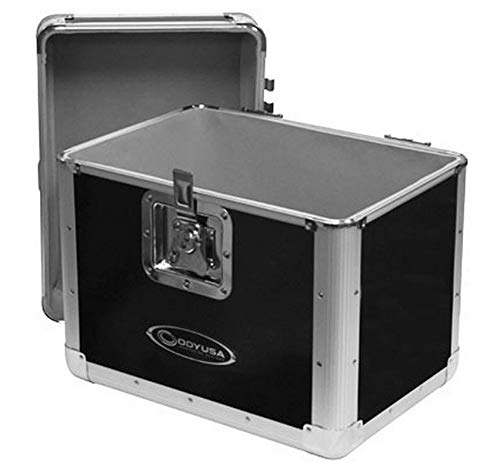 Black Record Utility Case for 70 12" Vinyl Records O6883