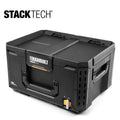 Large 21-in Black Plastic Lockable Tool Box M446757