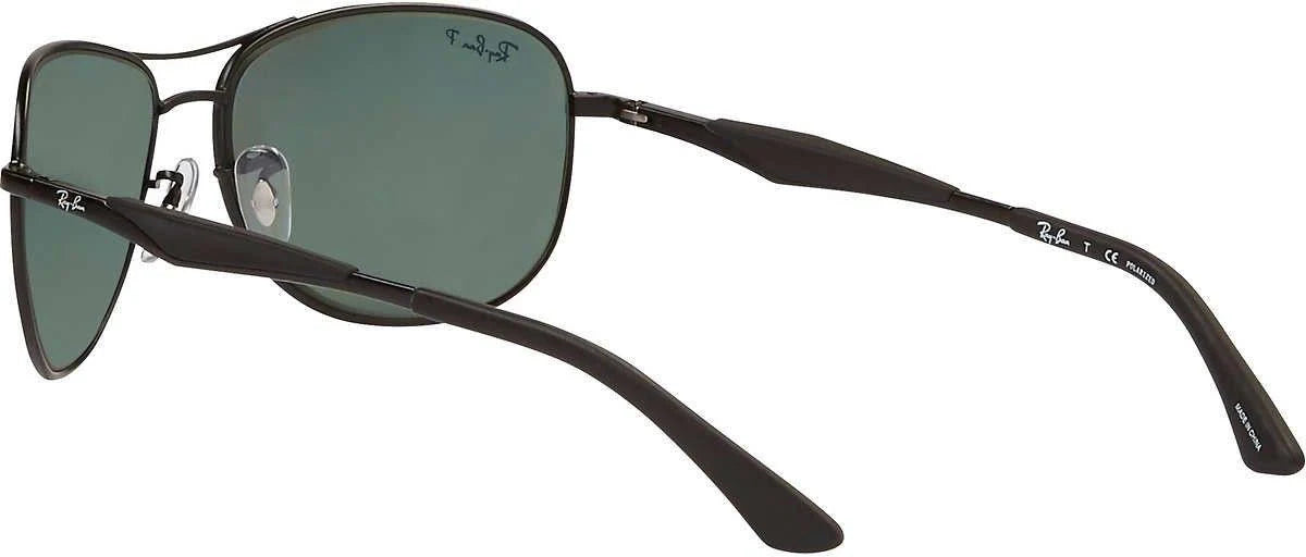 Matte Black Metal Sunglasses P258