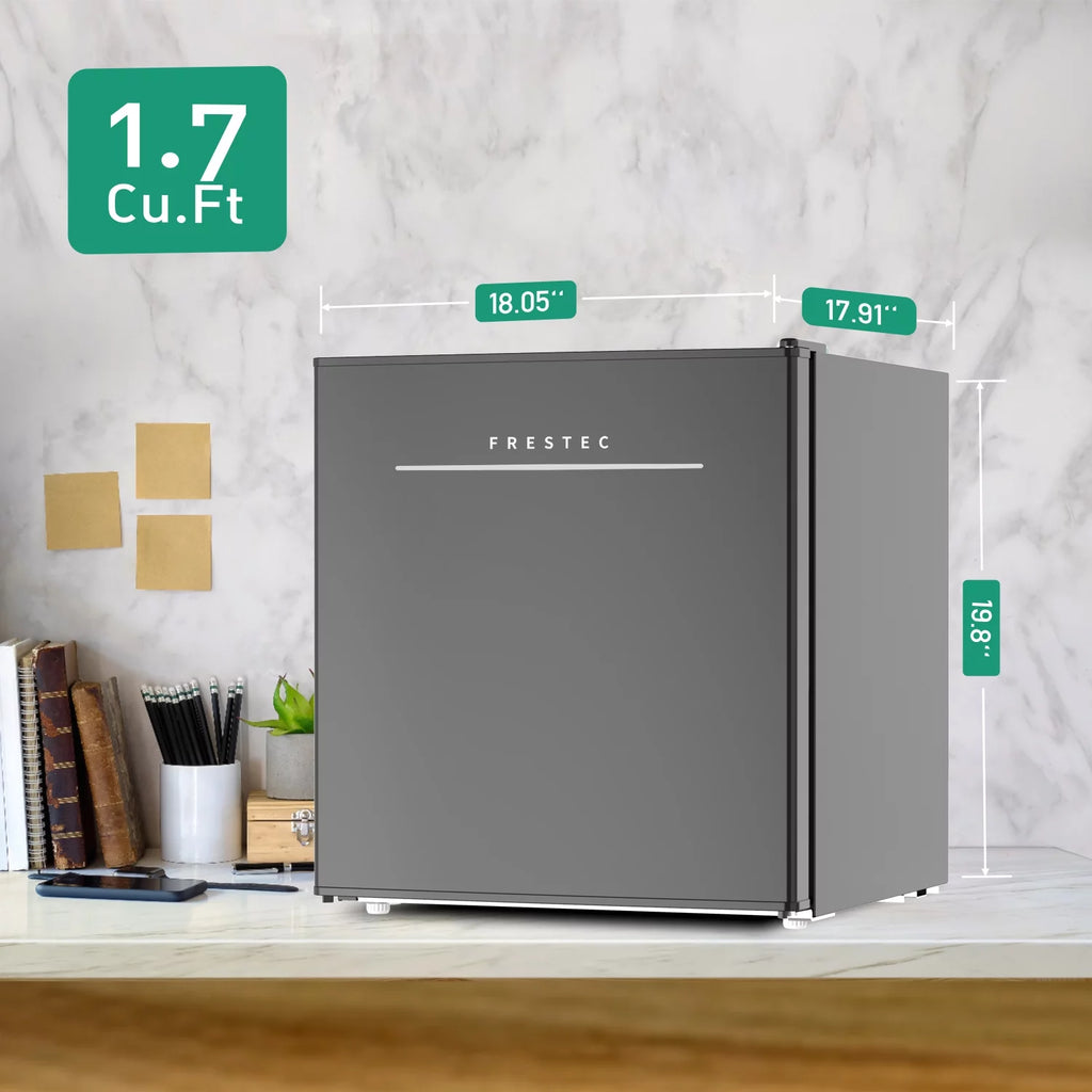1.7 Cu.Ft Mini Fridge with Freezer, Black O880376