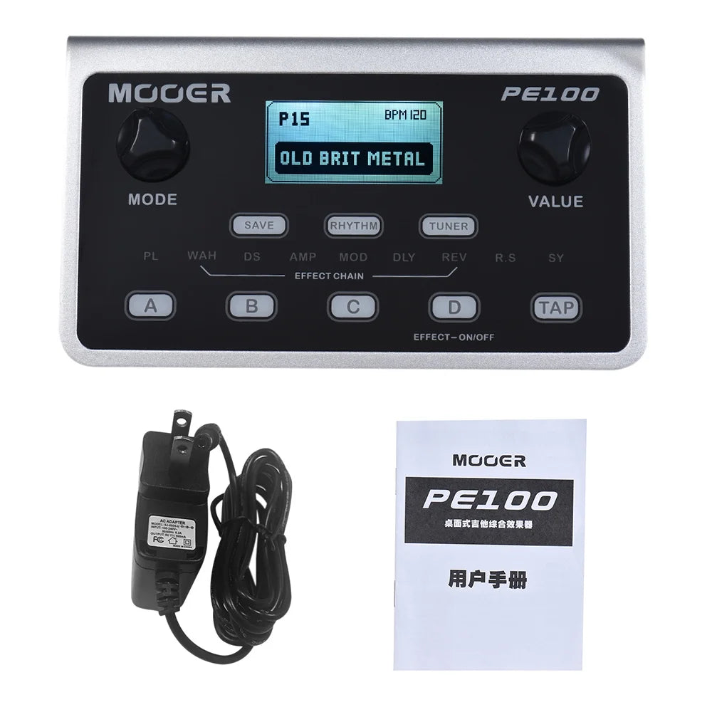 39 Effects 40 Drum Patterns Portable Multi-effects Guitar Pedal X9052