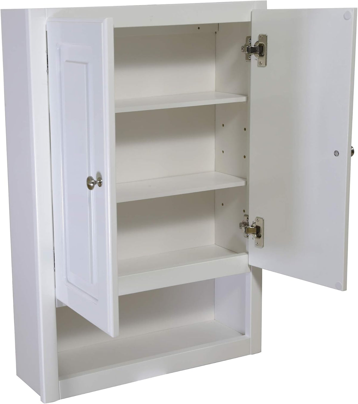 White 2-Door Bathroom Wall Cabinet T122