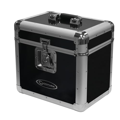 Black Record Utility Case for 70 12" Vinyl Records O6883